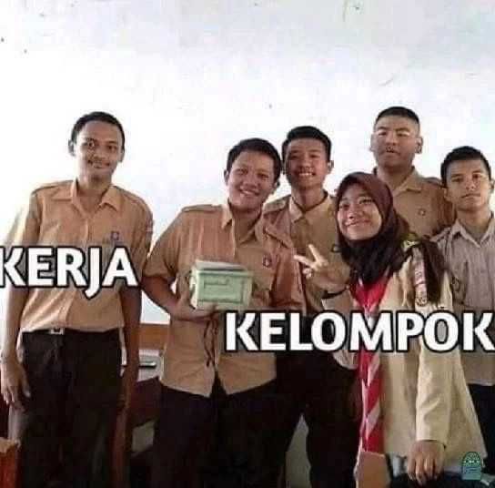 Meme Kerja Kelompok Ini Bikin Murid Kelimpungan Nilai Aman