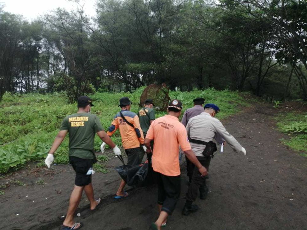 Jenazah di Pantai Goa Cemara Bantul Gegerkan Wisatawan