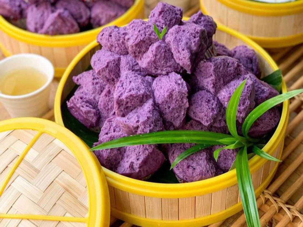 Resep Kue Apem Ubi Ungu yang Mekar, Cocok Dijadikan Sajian Manis