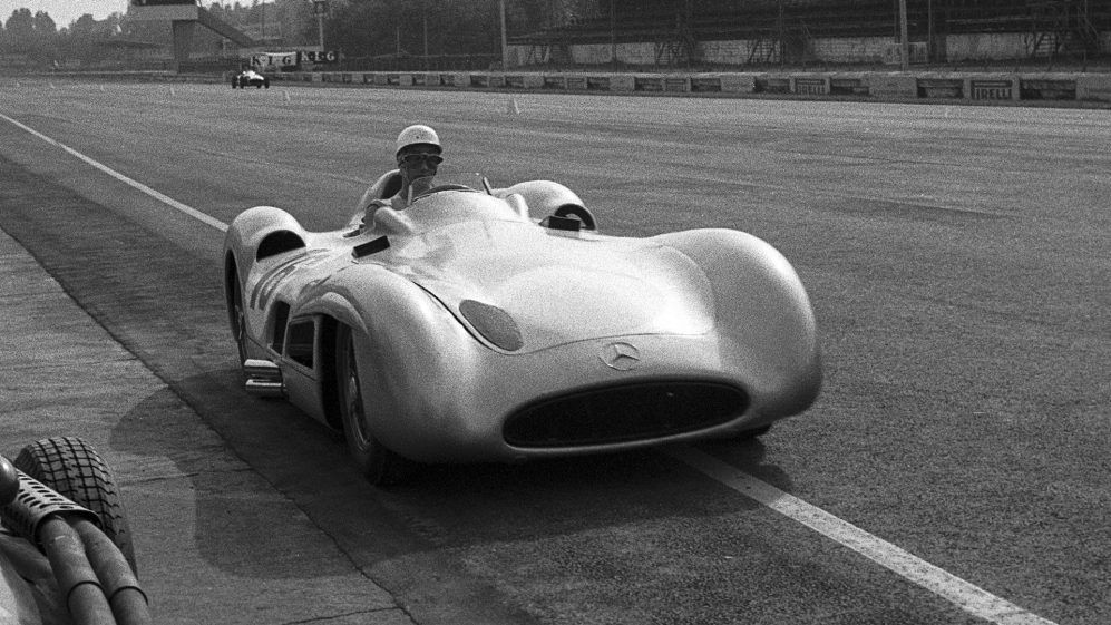 Стирлинг Мосс тренировка перед Mille Miglia 1955