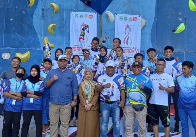 7 Medali Emas Porprov Diraih Tim Panjat Tebing Kota Tangerang