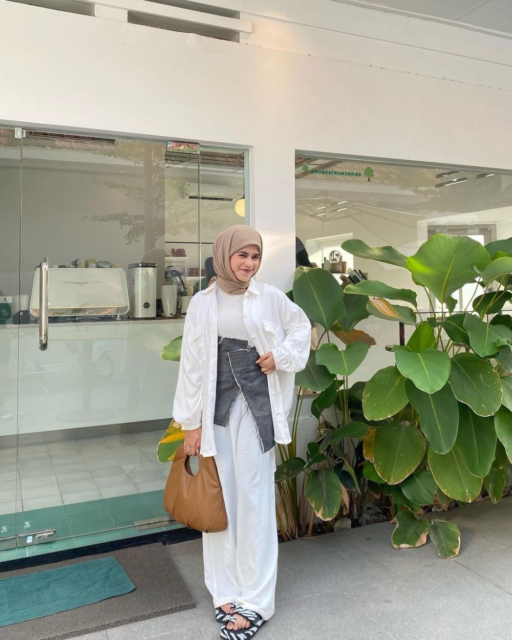 OOTD Hijab dengan Obi Belt