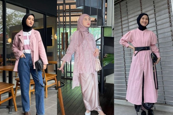 10 OOTD Nuansa Pink ala Inas Rana, Cocok buat Hangout dan Kondangan