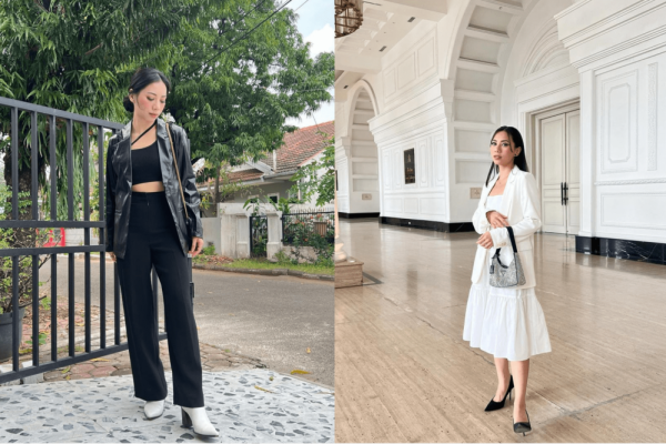 10 Inspirasi Outfit Monokrom ala Abel Cantika, Gampang Disontek!
