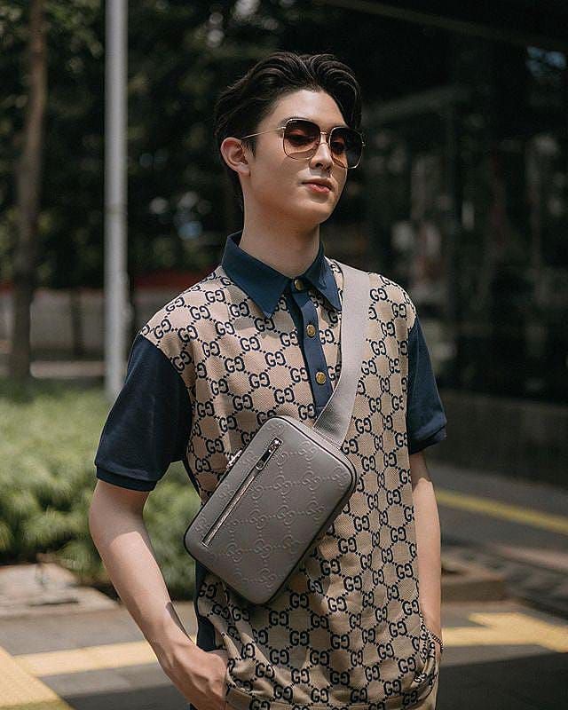 9 Potret Gabriel Prince saat Jadi Model Brand Gucci, Tampil Gagah!