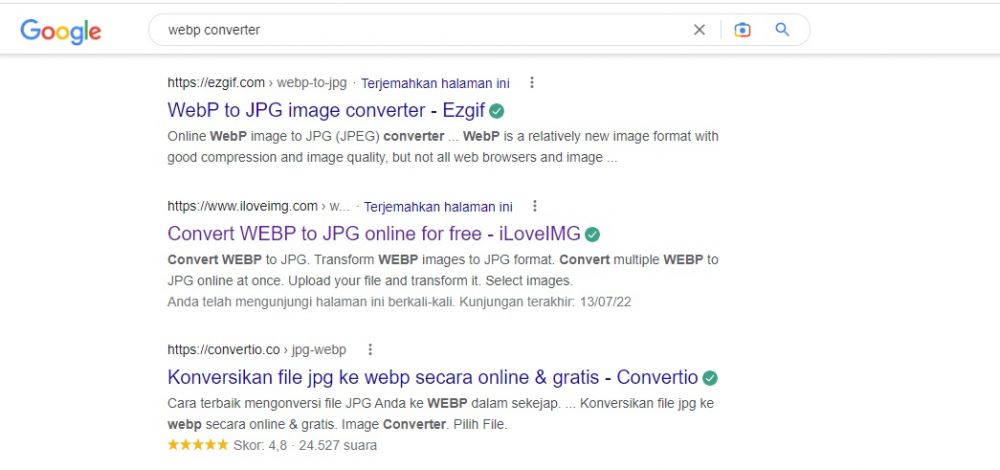 Cara Gampang Konversi File Foto WebP Ke JPG Tanpa Aplikasi