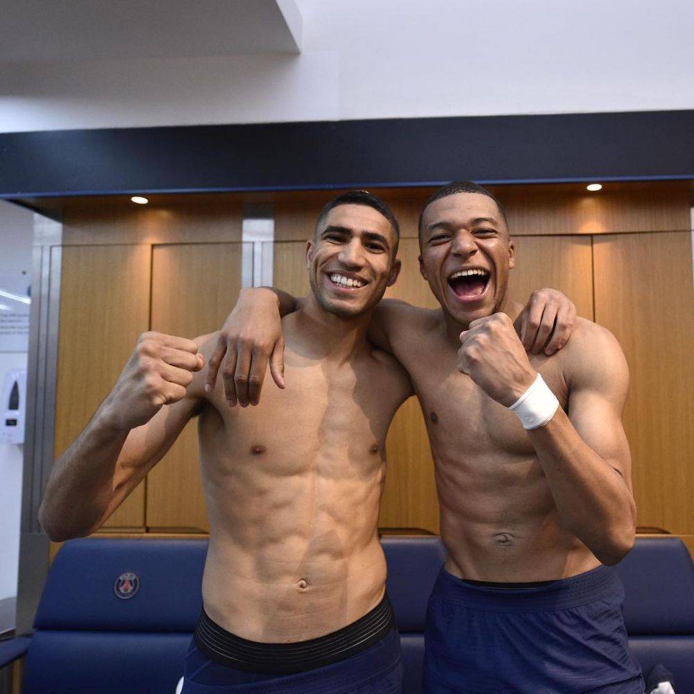 10 Potret Persahabatan Kylian Mbappe Dan Achraf Hakimi