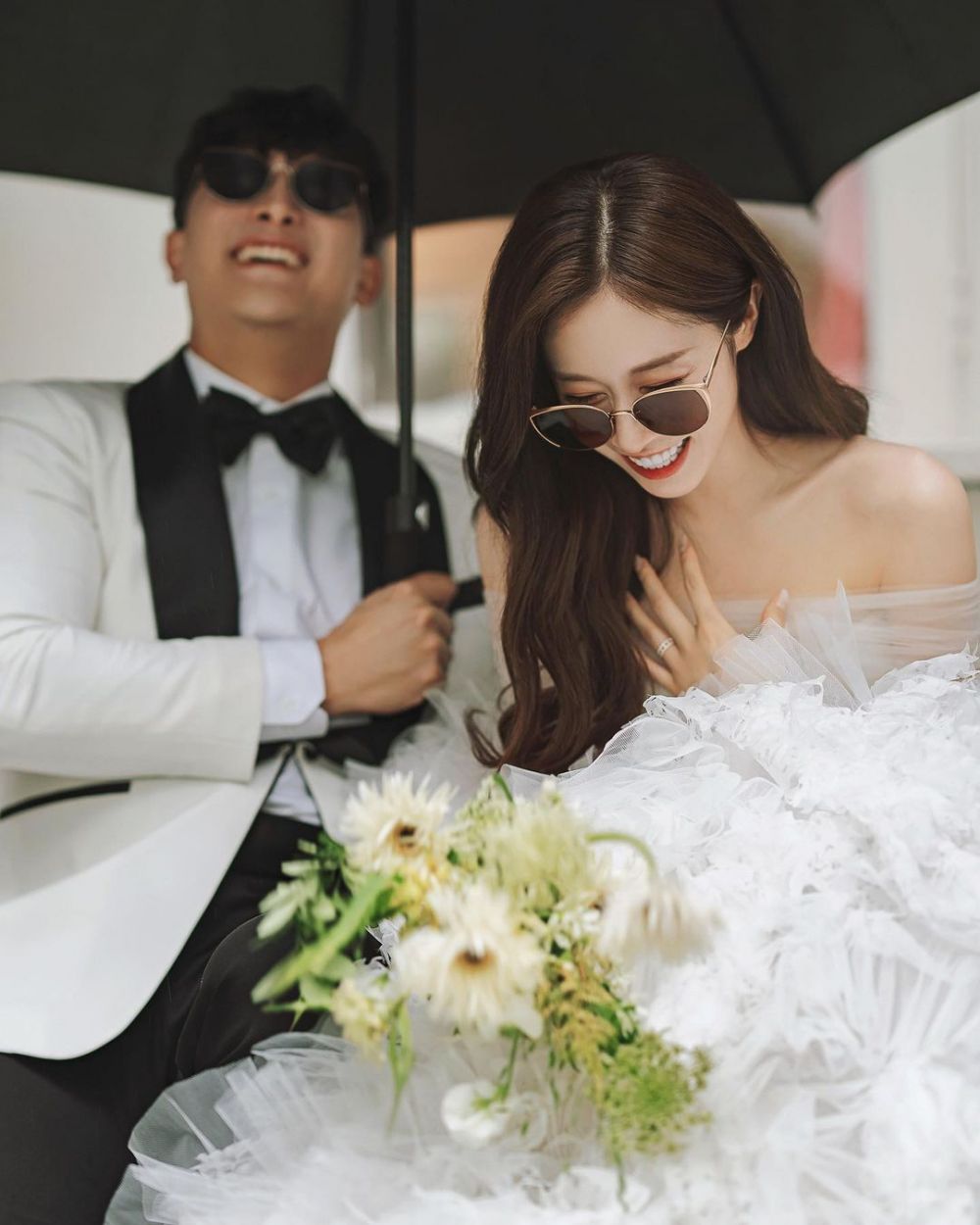 10 Foto Prewedding Park Ji Yeon dan Hwang Jae Gyun