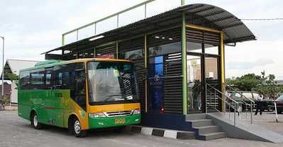 Dishub Bakal Uji Coba Jalur Bus Trans Jogja di Jalan Pasar Kembang