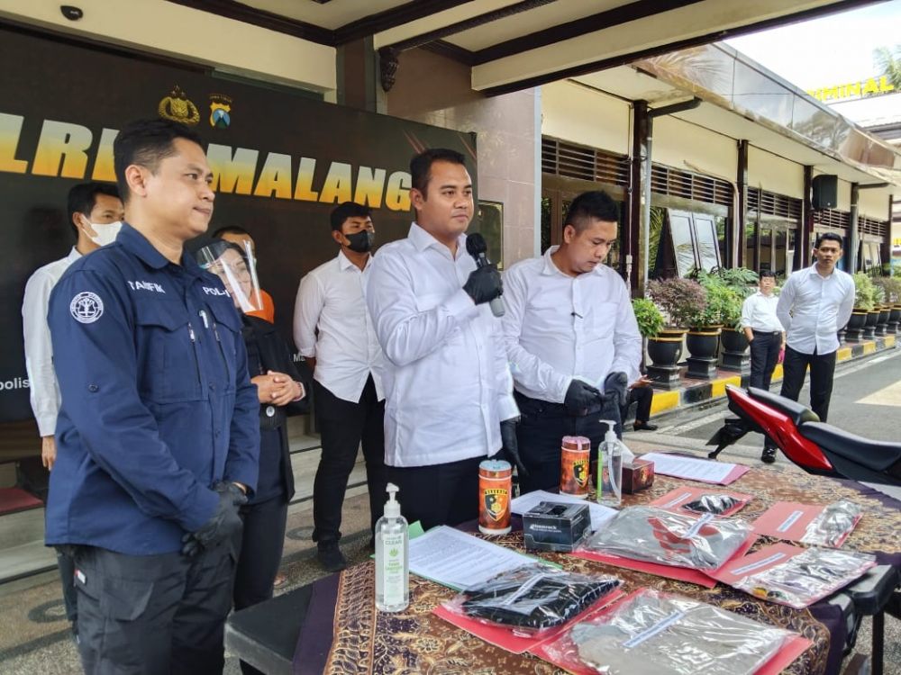 2 Jambret Viral di Malang Dibekuk Polisi, Satu Dihadiahi Timah Panas