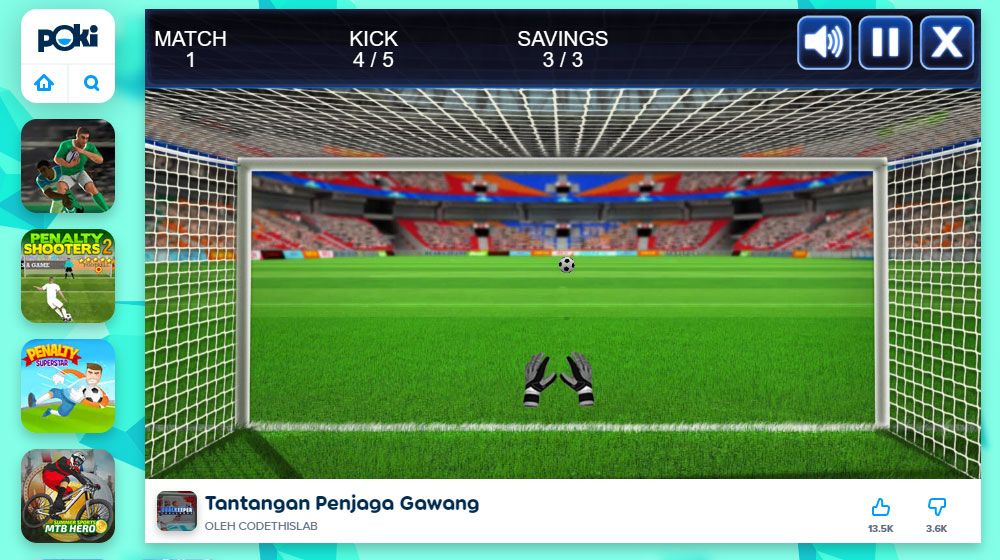 5 Permainan Sepak Bola Poki Games via Handphone, Gratis!