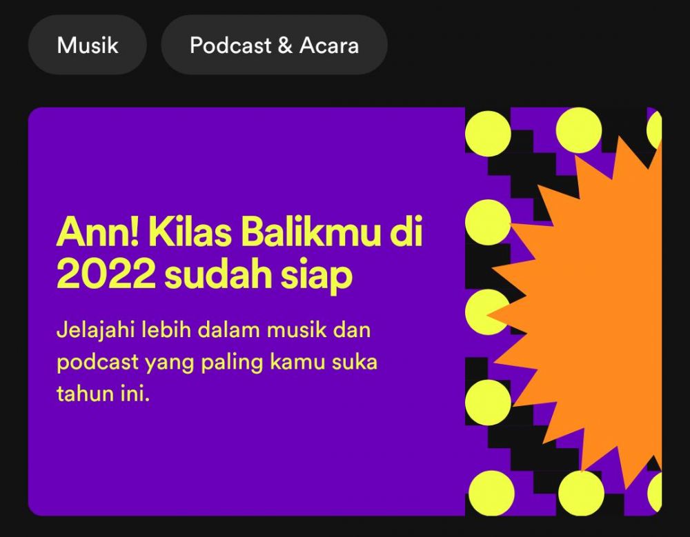 Cara Buat Spotify Wrapped 2022, Tunjukan Musikmu Di Medsos