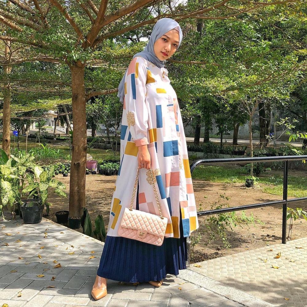 9 Ootd Clean Hijab Style Cewek Kue Ala Selebgram Selmadena