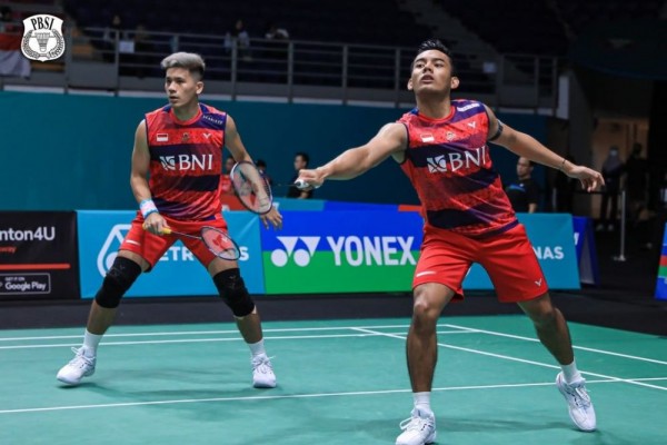Hasil Ganda Putra Indonesia di Laga Perdana Thailand Masters 2023