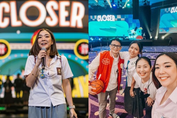 10 Potret Gisel Jadi MC di Acara Komunitas Gereja, Pakai Seragam SMA!