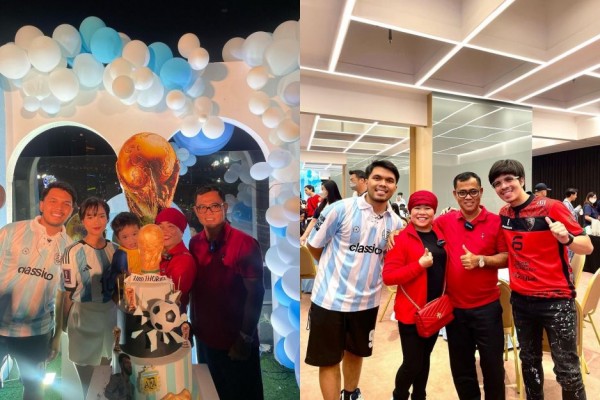 10 Potret Orangtua Fuji di Pesta Ulang Tahun Thariq, Calon Menantu!