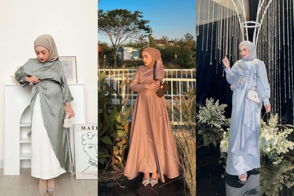 9 Style Kondangan dengan Dress ala Seviqe Febinita untuk Hijabers