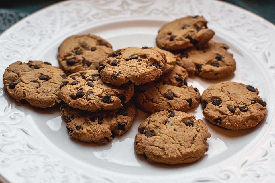 Cookies Chocolate cookie with White Chocolate Glaze Chips купить