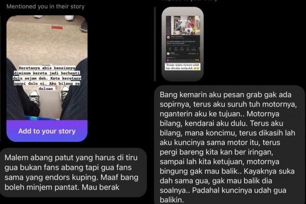10 DM Kocak Followers Indra Frimawan, Sama-Sama Absurd