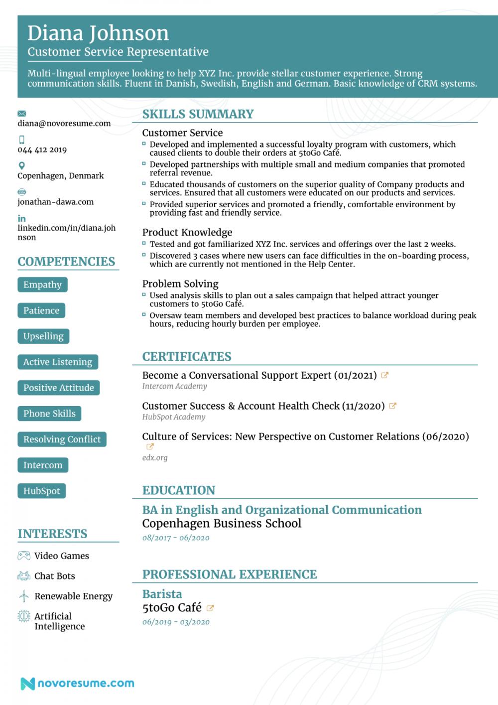 5 functional resumes are best suited for