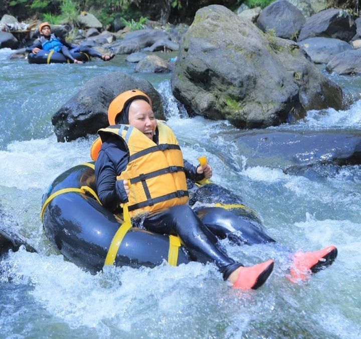 10 Potret Driam Riverside, Wisata Alam Bernuansa Ubud Bali di Bandung