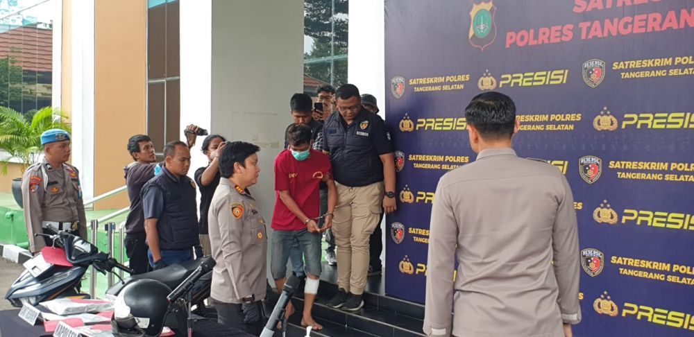 Polisi Tangkap Tersangka Pembunuh Ojek Pangkalan di Tangerang