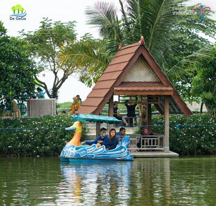 11 Potret Wisata Air Demak Green Garden, Hits dan Instagramable, Seru!