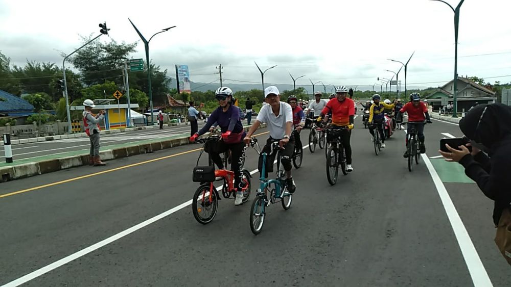 Pengguna Jalan Berhenti di Jembatan Kretek II, Ini Langkah Dishub