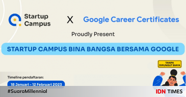 Beasiswa Startup Campus Bina Bangsa Bersama Google, Daftar!