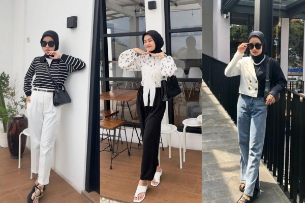 11 Style Monokrom Dewi Suci Rahayu, Looknya Stunning Abis!