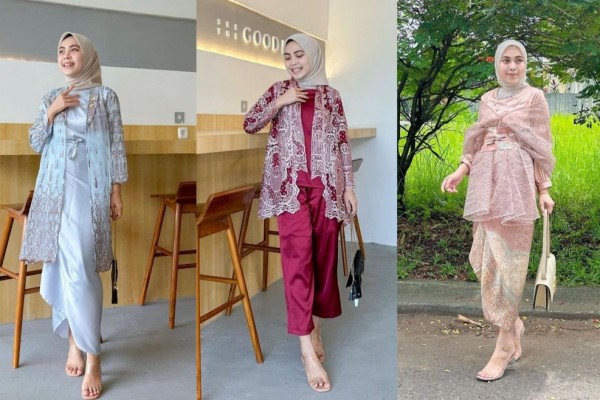 10 Ide Gaya Kondangan Hijab Anggita Adistya, dari Rok hingga Celana