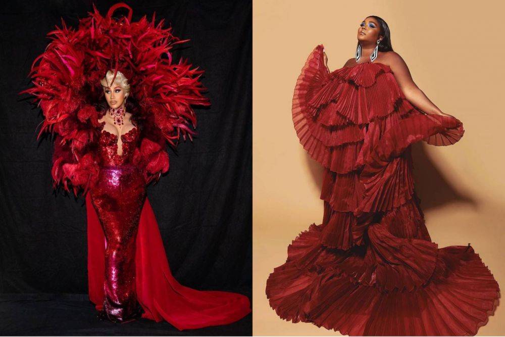 9 Adu Gaya Dress Cardi B Vs. Lizzo, Siapa Lebih Nyentrik?