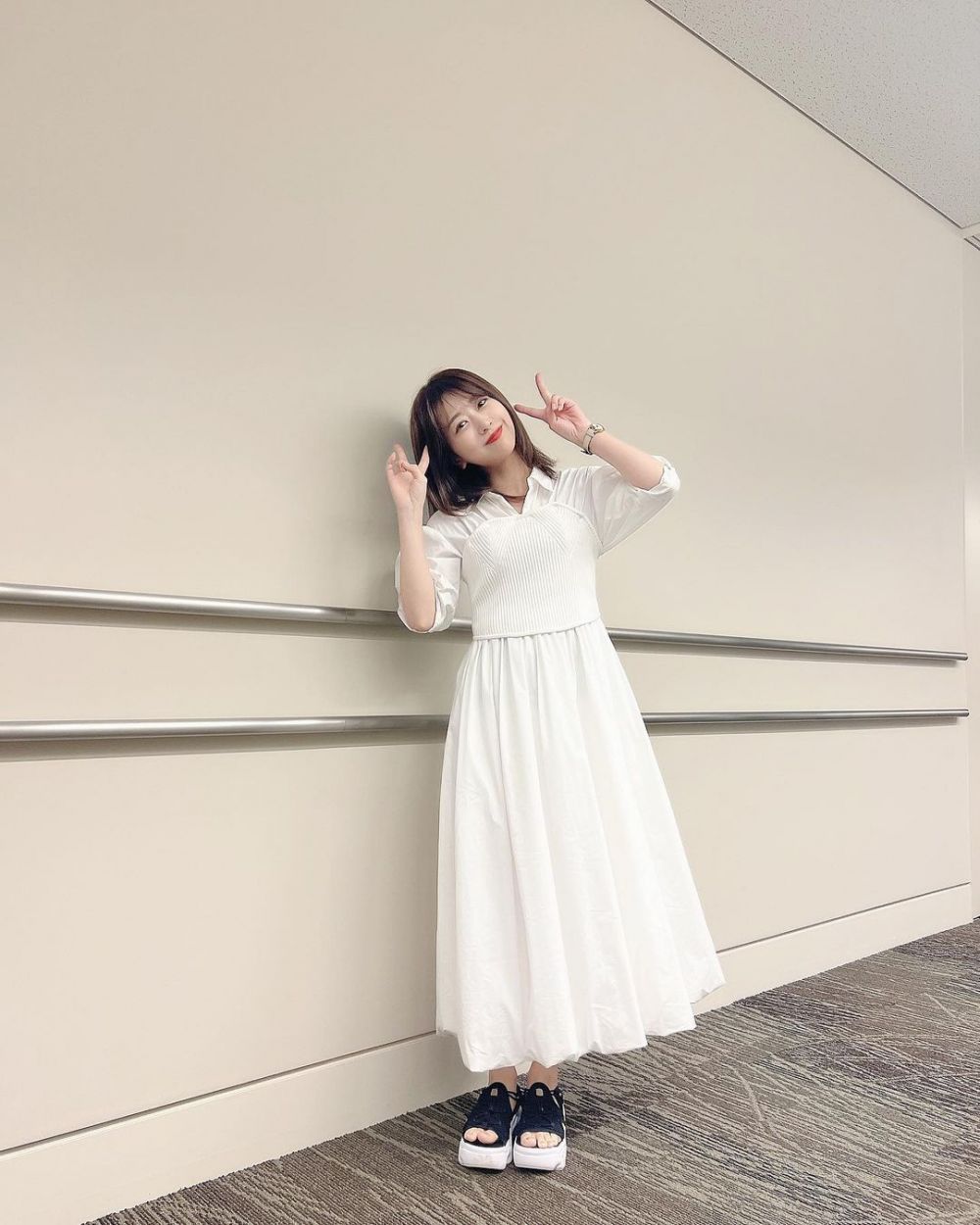 10 Inspirasi Outfit Dress ala Ayana Shinozaki AKB48, Tampil Manis!