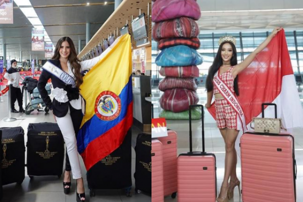 9 Potret Keberangkatan Finalis Miss Charm 2023, Ada Wakil Ukraina!