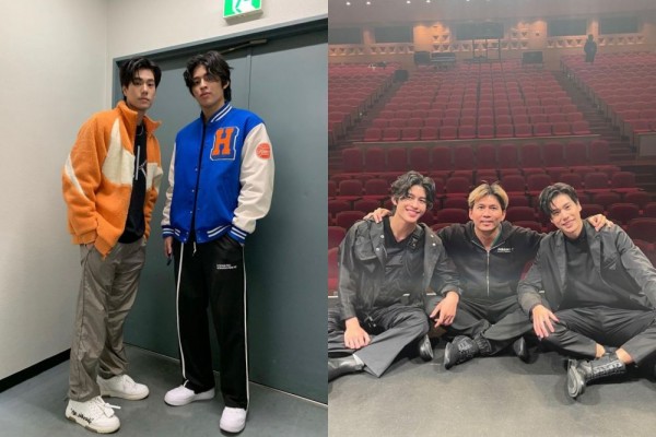 10 Potret Pond Naravit dan Phuwin di Tokyo, Fanmeet Sambil Liburan!