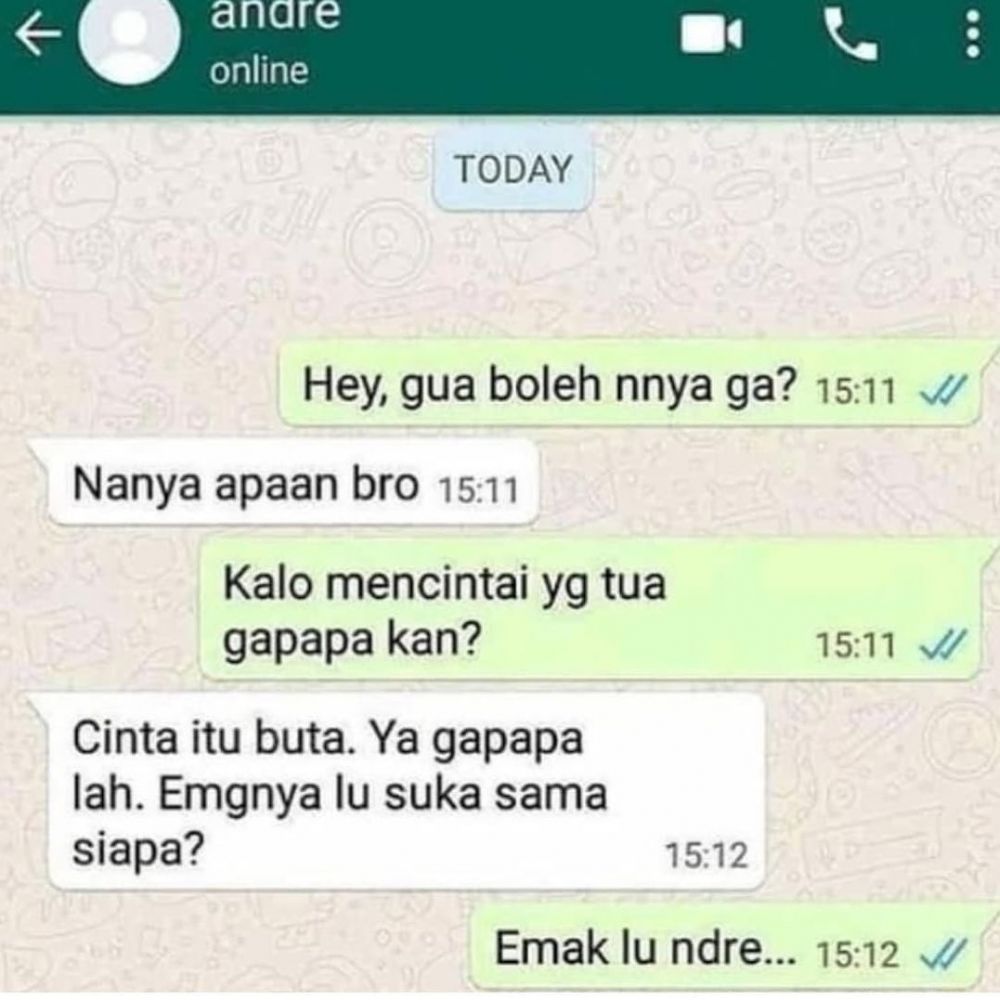 9 Chat Tanya Jawab Yang Bikin Ngakak Kocak Abis