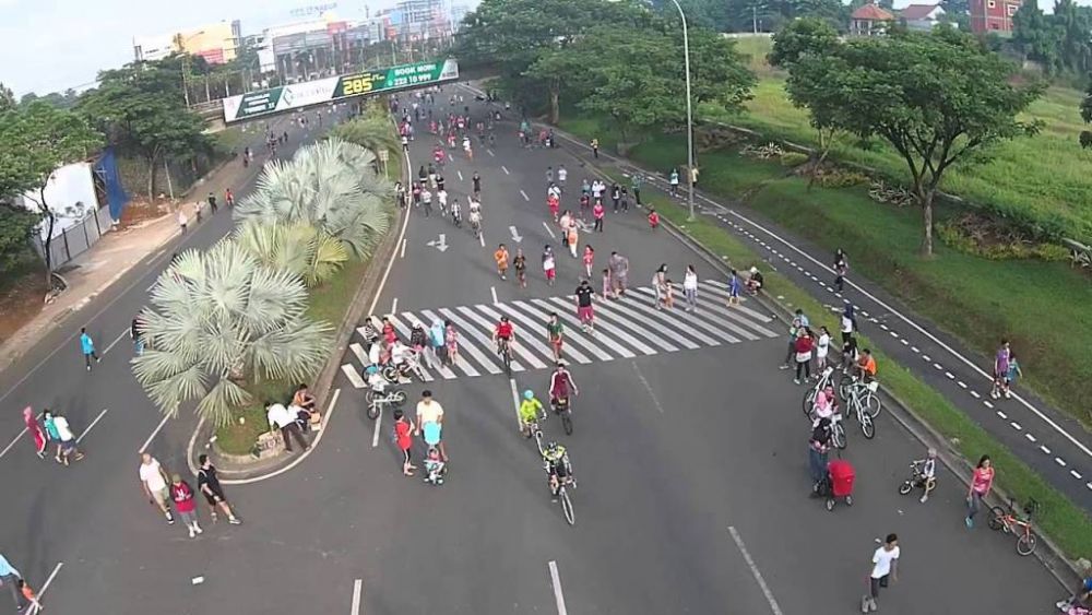 Lokasi-lokasi Car Free Day di Tangerang Raya