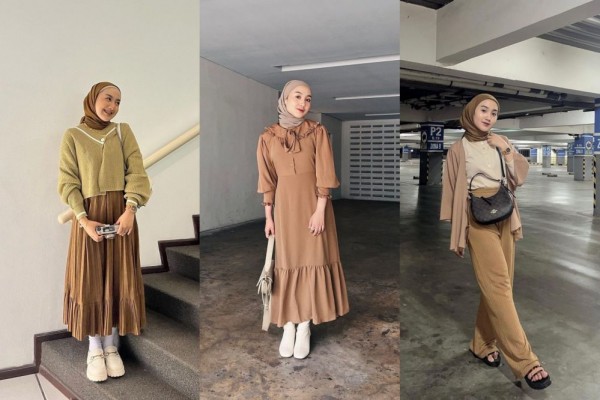 9 Ide Mix and Match Brownie Outfit ala Thafanya, Trendi dan Modis