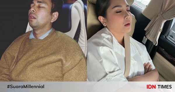 Raffi Dan Nagita Saat Tidur Mangap