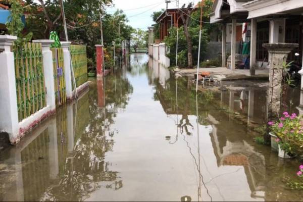 Sungai Bengawan Njero Meluap, 5 Kecamatan Di Lamongan Banjir