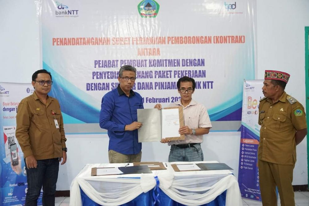 Bangun Jalan, Pemkab Manggarai Timur Pinjam Rp103 Miliar ke Bank NTT