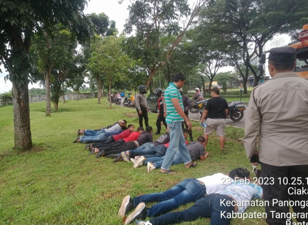 Polisi Tangkap 10 Debt Collector dari Dua Kelompok di Banten 