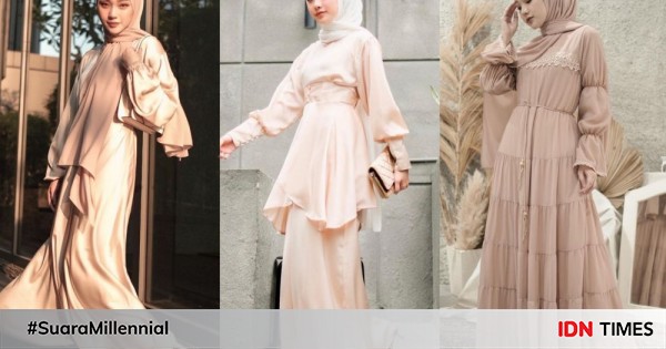 Dress Kondangan Nuansa Earth Tone Ala Julia Prastini