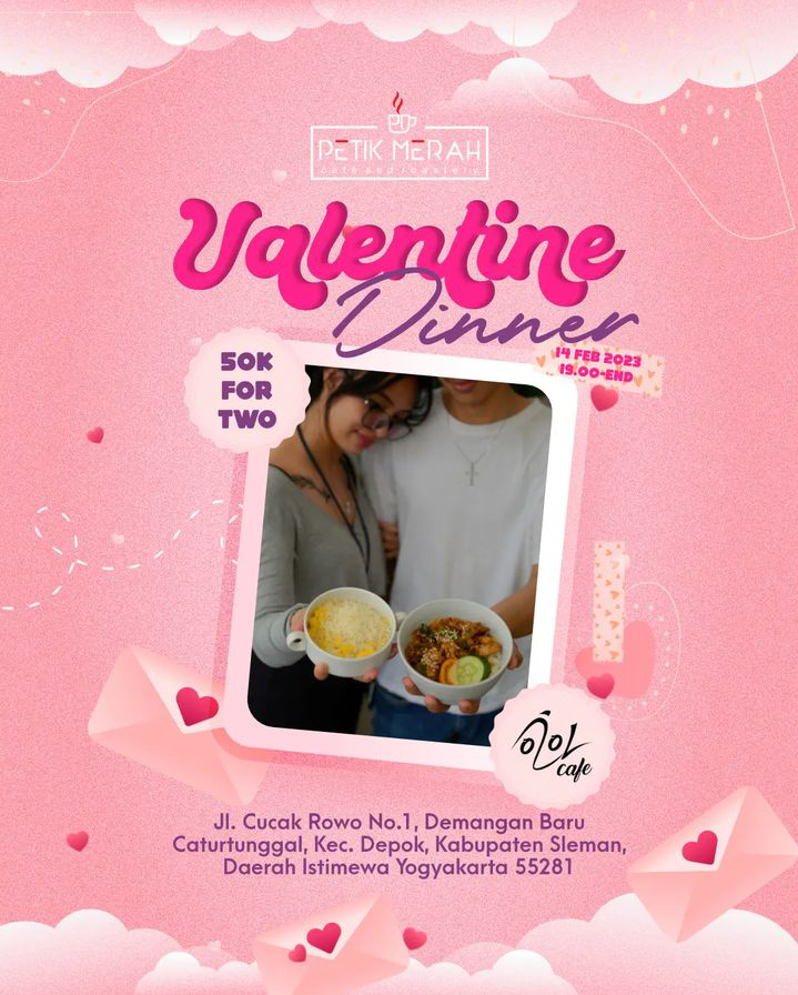 8 Promo Makan Valentine 2023 di Jogja, Mulai dari Rp50 Ribu!