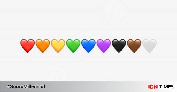 Warna Emoji Hati Yang Ternyata Punya Makna Berbeda