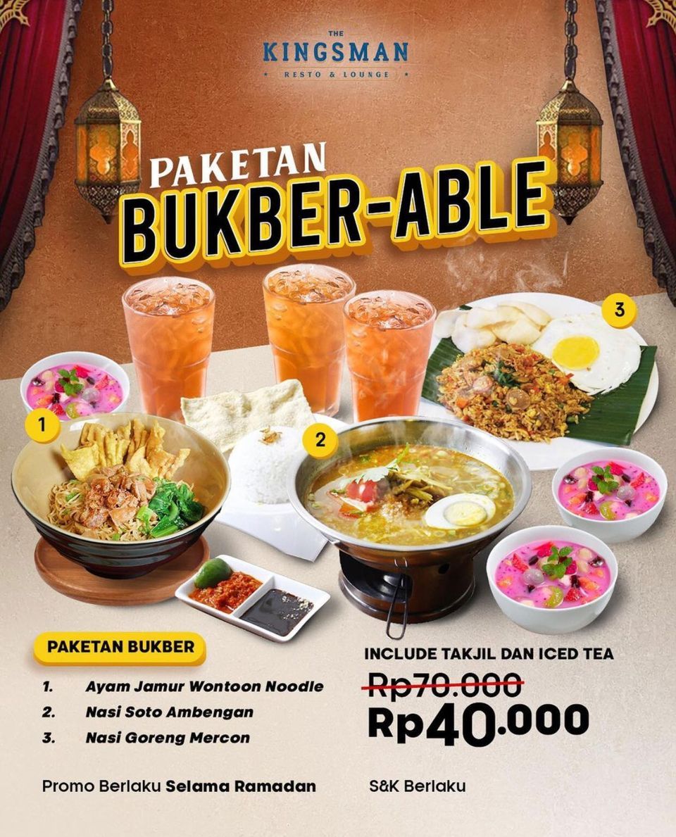 Promo Bukber di Kafe Seputar Mataram Selama Ramadan