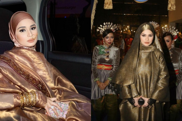 9 Potret Gaya Syar'i Izara, Artis dan Menantu Siti Nurhaliza