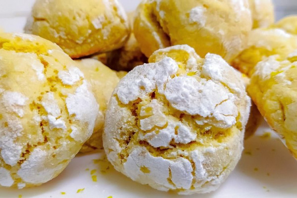 Resep Lemon Crinkle Cookies, Ide Kue Lebaran Menyegarkan