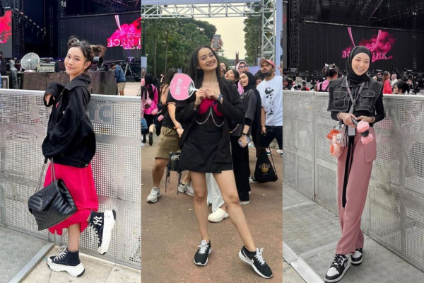 11 Ootd Selebgram Saat Nonton Konser Blackpink Stand Out