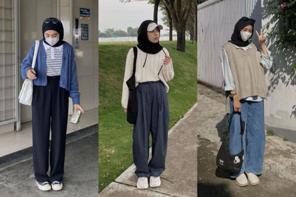9 Inspirasi OOTD Knitwear ala Rahmi Apria, Gak Ribet!